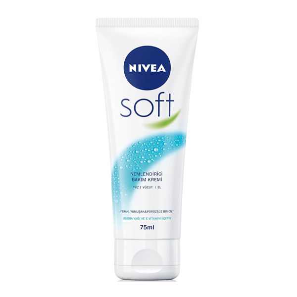 کرم مرطوب کننده تیوپی نیوآ سری سافت 75 میلی لیتر (NIVEA Soft Nemlendirici Bakım Kremi)