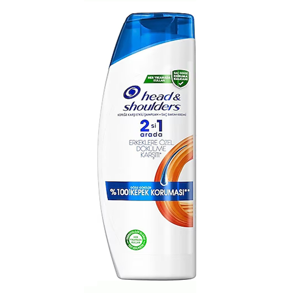 شامپو ضد ریزش و ضد شوره مردانه 2در1 هد اند شولدرز 330 میلی لیتر (head & shoulders erkeklere ozel dokulme karshiti Şampuan)