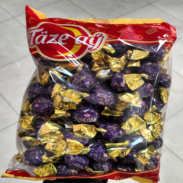 شکلات تازه آی ترکمنستان مغزدار با طعم کاکائو بسته 1 کیلویی مدل Zodiak